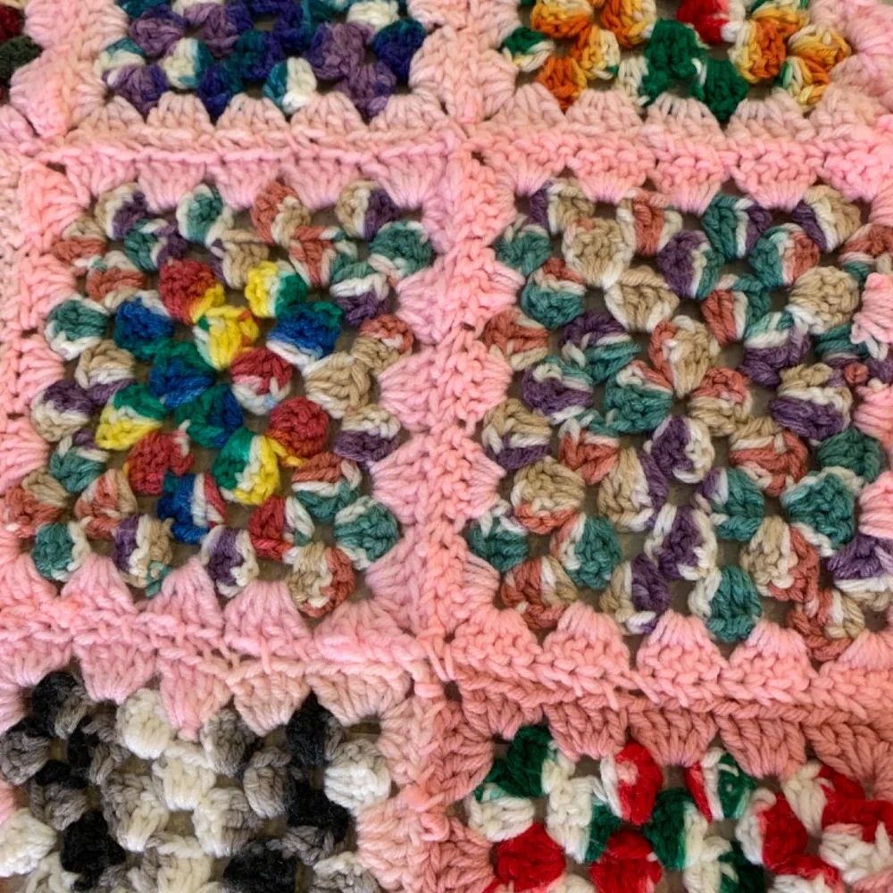 Handmade Granny Square Blanket 57